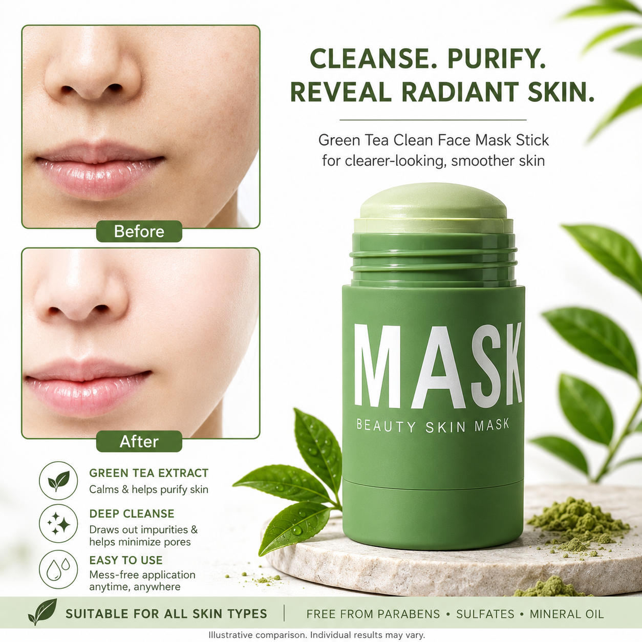 Green Tea Deep Cleanse Mask