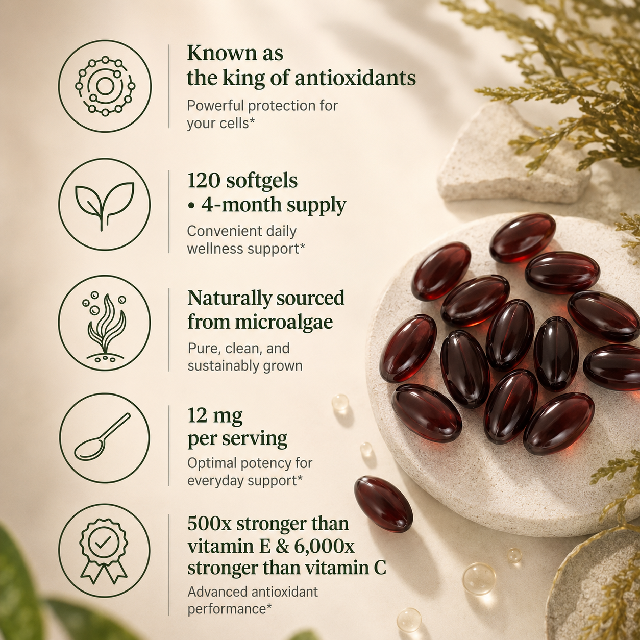 Extra Strength Astaxanthin Natural