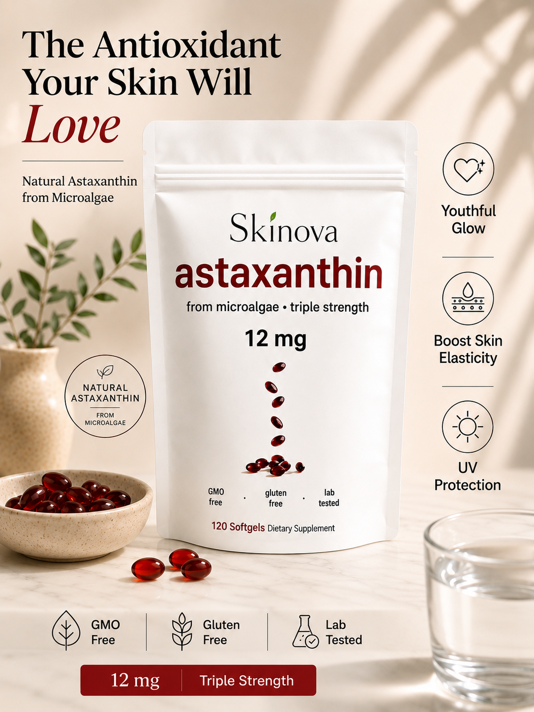 Extra Strength Astaxanthin Natural