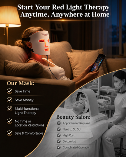 SKINOVA Red Light Neck & Face Mask