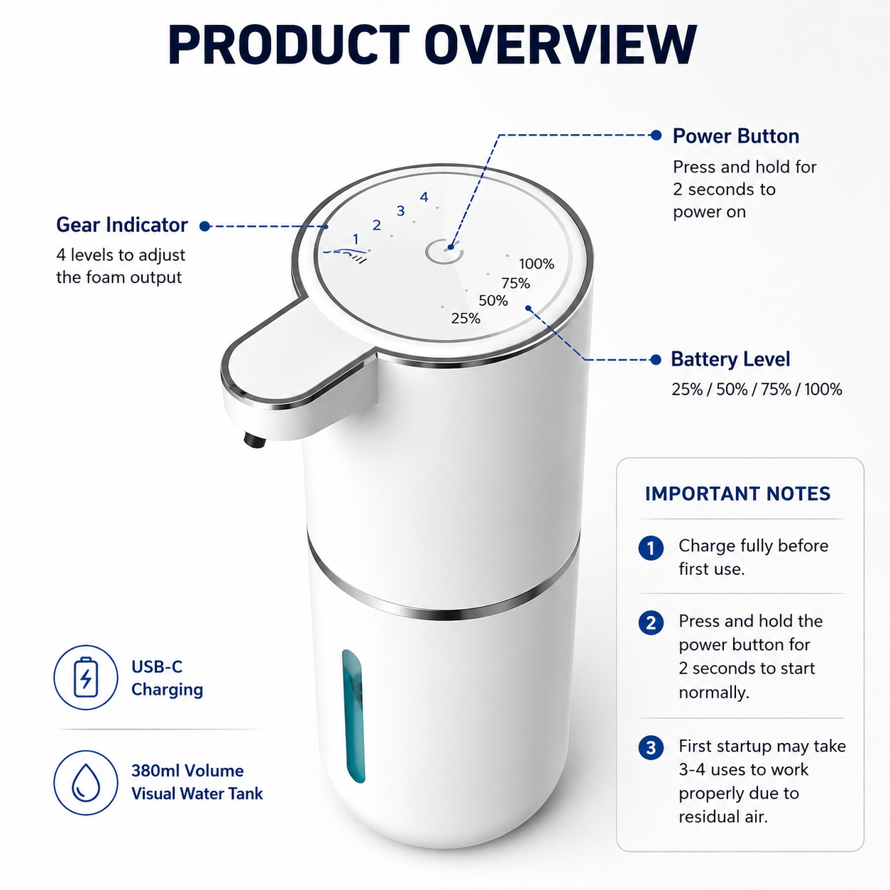 Skinova Automatic Foam Soap Dispenser