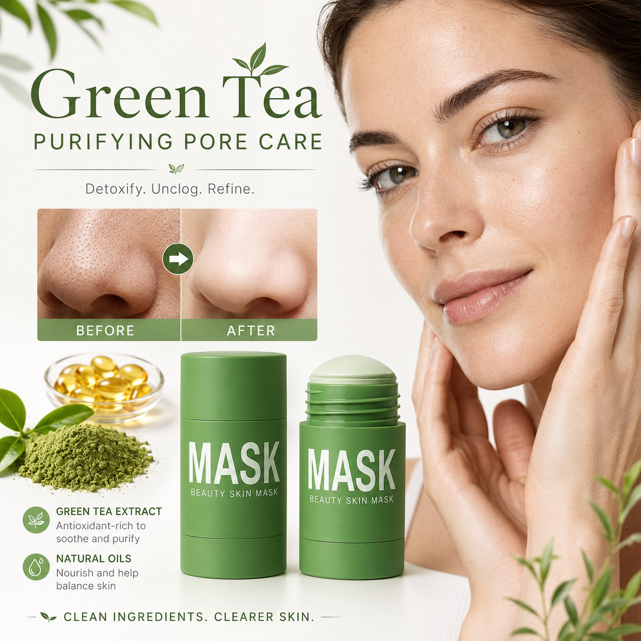 Green Tea Deep Cleanse Mask