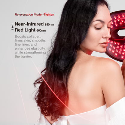SKINOVA Red LED Light Therapy Face Mask