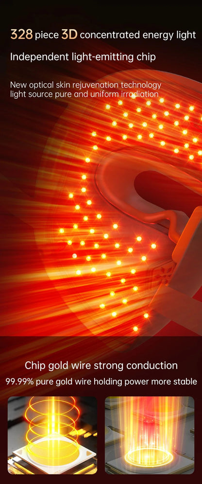 SKINOVA Red LED Light Therapy Face Mask